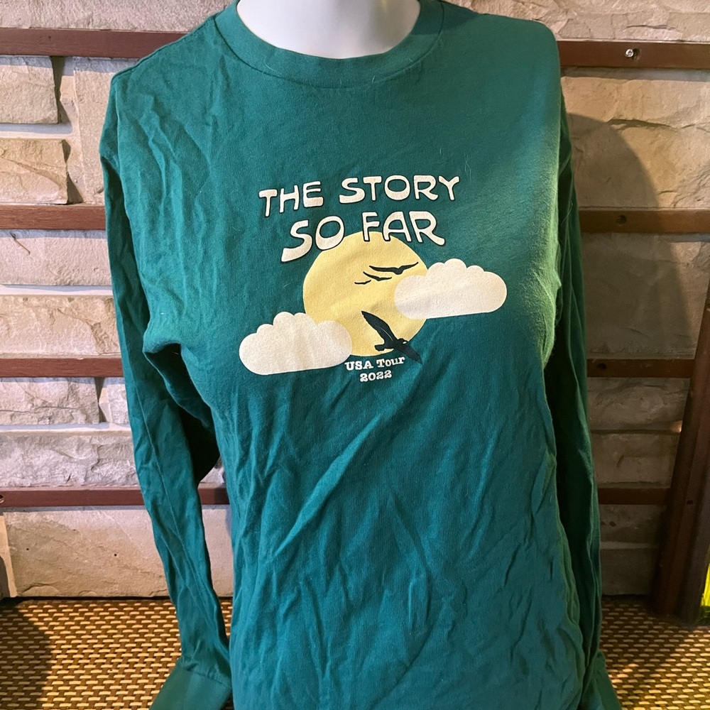 TSSF The Story So Far US Tour 2022 Green Long Sleeve Tour Shirt Small